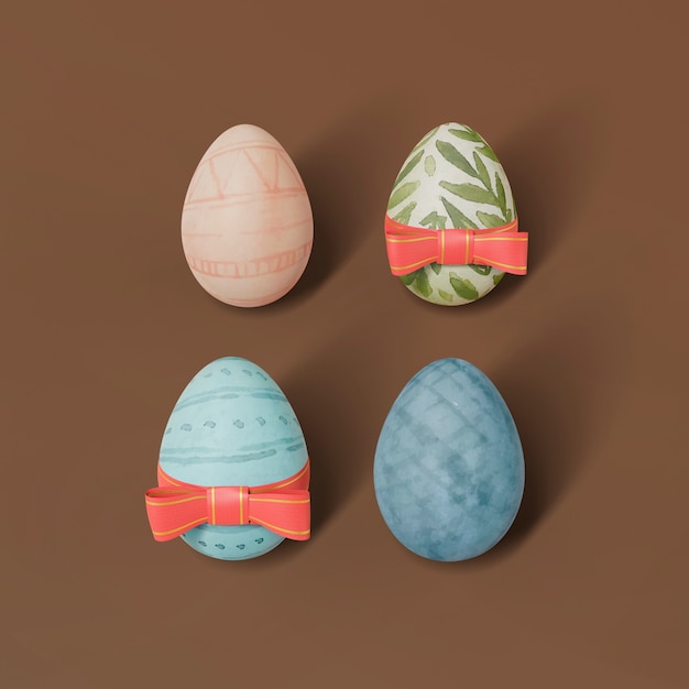 PSD concetto di pasqua mock-up