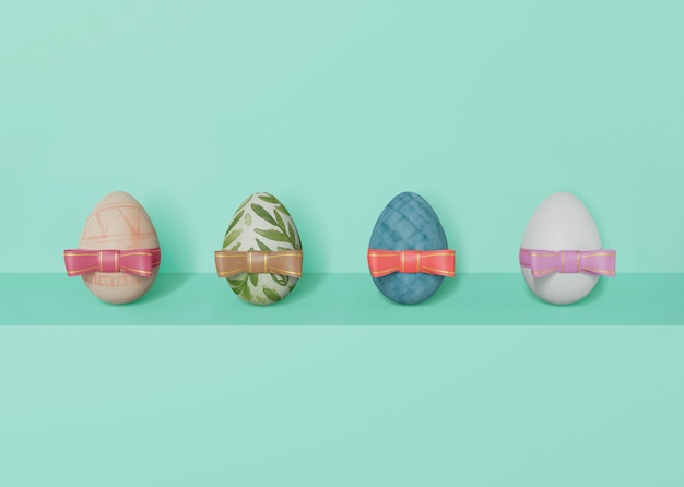 Concetto di pasqua mock-up