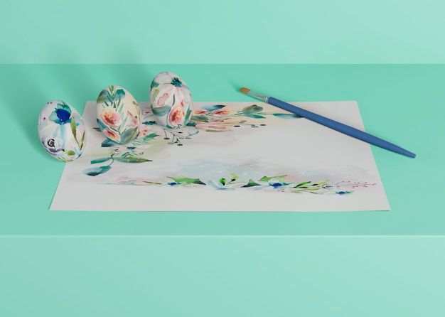 PSD concetto di pasqua mock-up