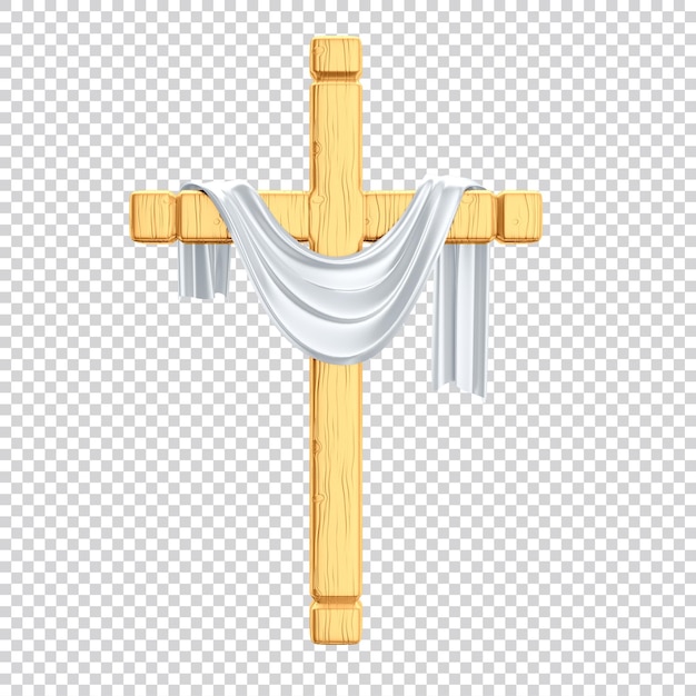 PSD easter cross icon and religious events