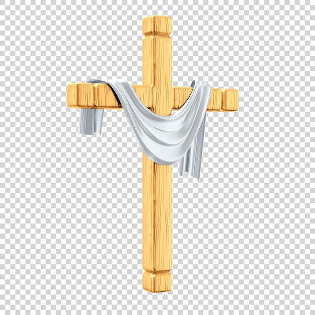 PSD easter cross icon and religious events