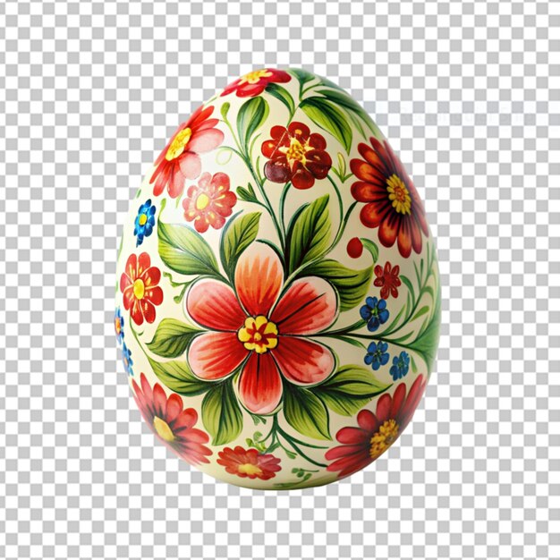 PSD easter decorative egg in studio