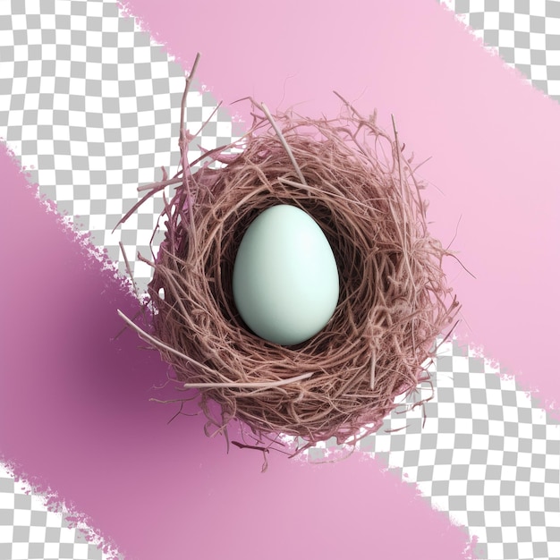 PSD easter egg alone on transparent background