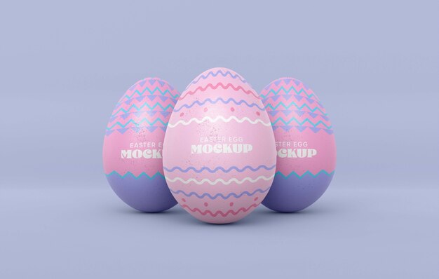 easter egg design mockup