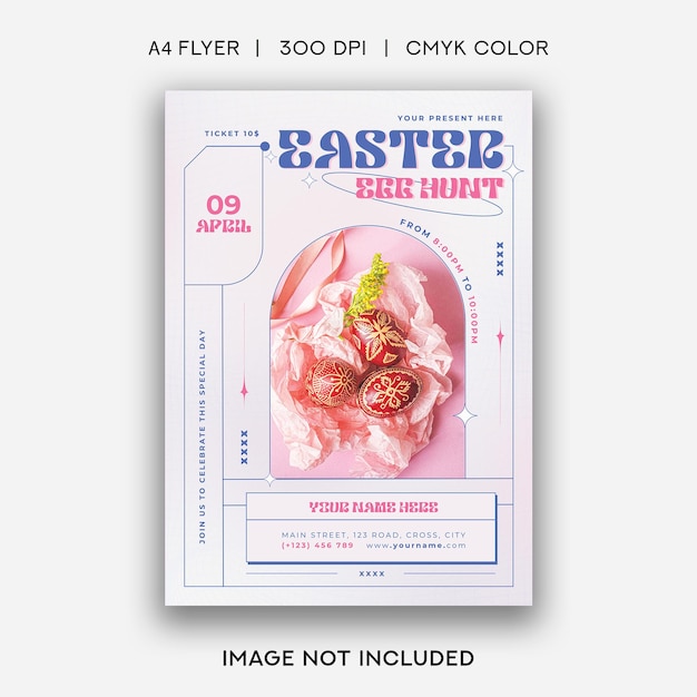 PSD easter egg hunt flyer