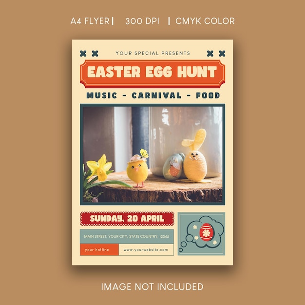 Easter egg hunt flyer