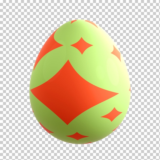 Easter egg isolated