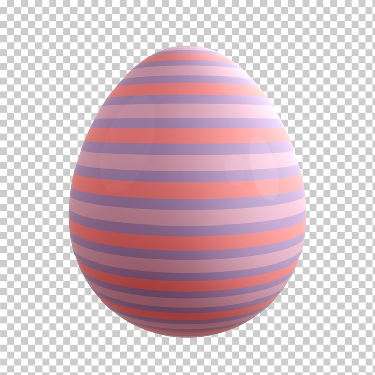 PSD easter egg isolated