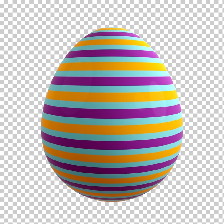 PSD easter egg isolated