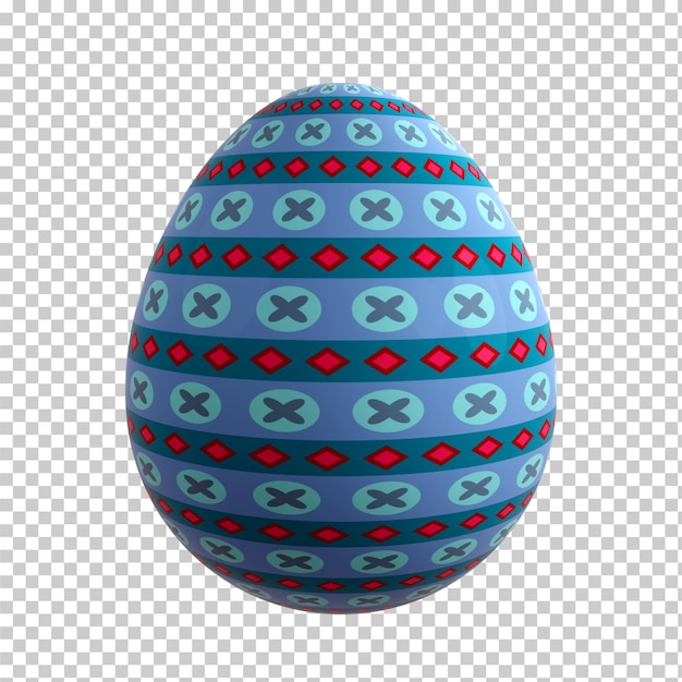Easter egg isolated