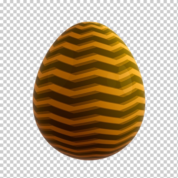 Easter egg isolated