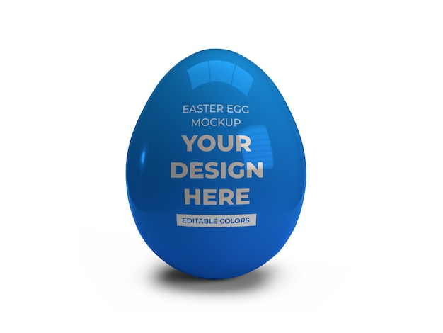 PSD easter egg mockup template psd