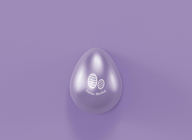 PSD mockup di uova di pasqua