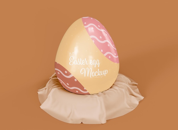 PSD mockup di uova di pasqua