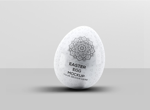 easter egg mockup
