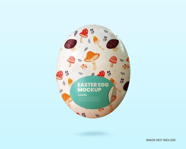 Easter eggs mockup