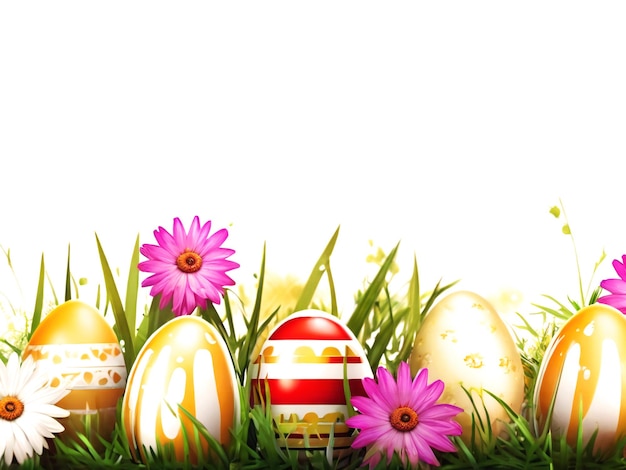 PSD easter festival colorful background design best quality hyper realistic image banner template