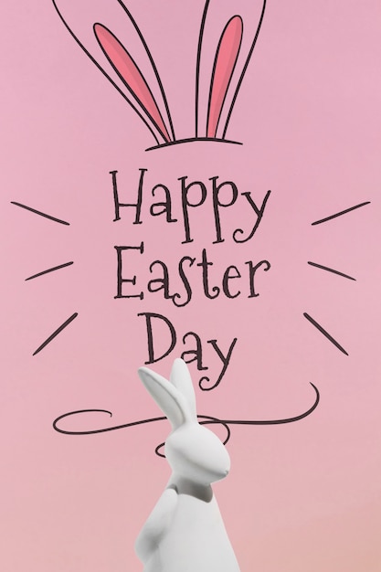 easter mockup with copyspace for text or logo