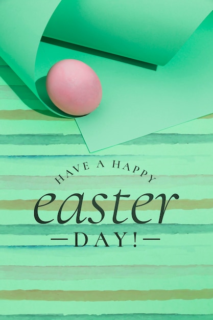 Easter mockup with copyspace for text or logo