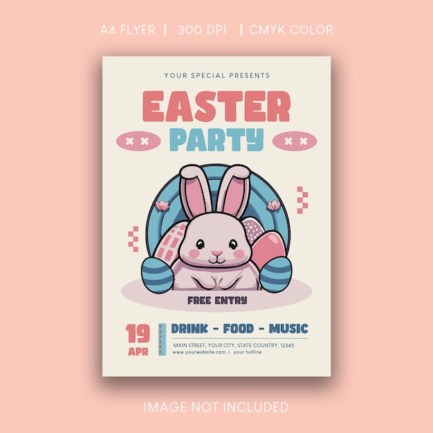 Easter Party Flyer