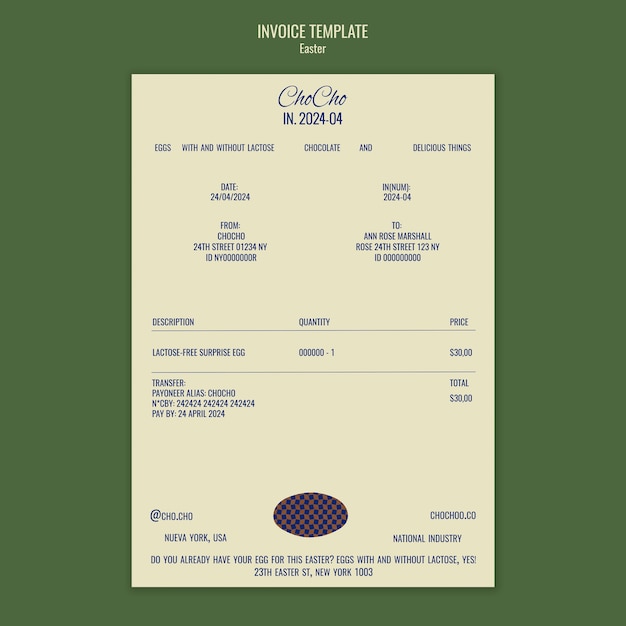 easter template design