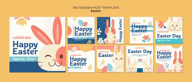 Easter template design