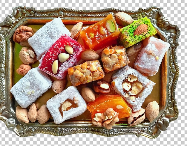 PSD eastern sweets turkish delight locum with nuts