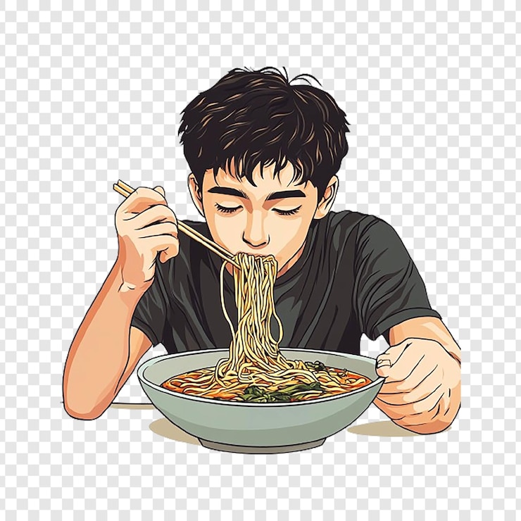 PSD 색 배경에 가락으로 을 먹는 것