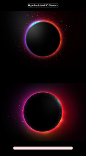 Eclipse vector background