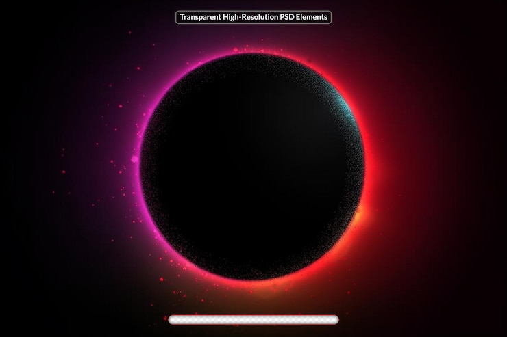 PSD eclipse vector background