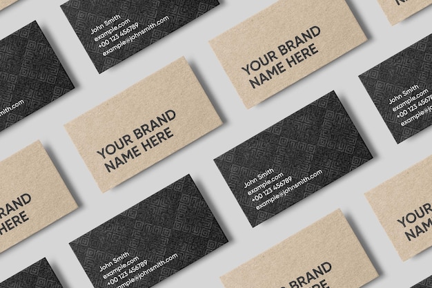 PSD eco business card mockups