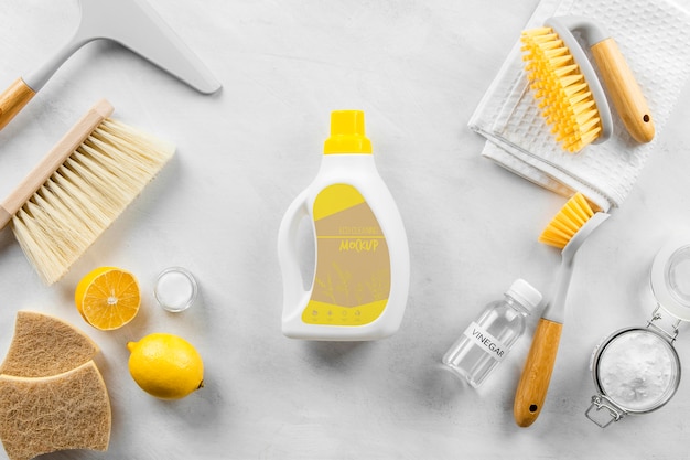 Eco cleaning products assortment