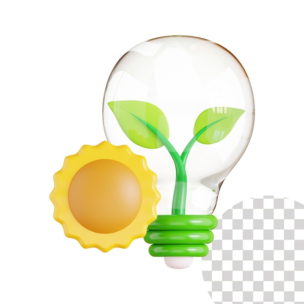 PSD eco energie 3d pictogram