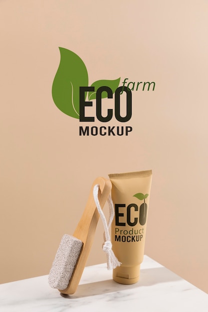 Eco friendly concept mock-up