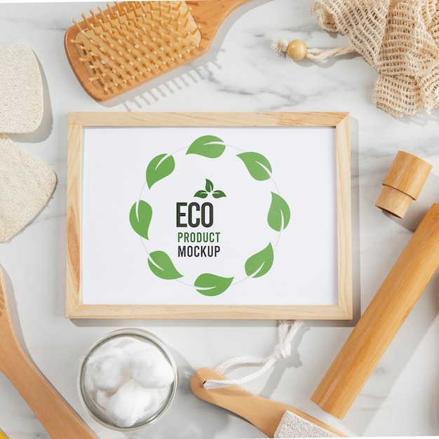 PSD mock-up di concetto ecologico