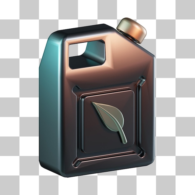 PSD eco fuel 3d icon