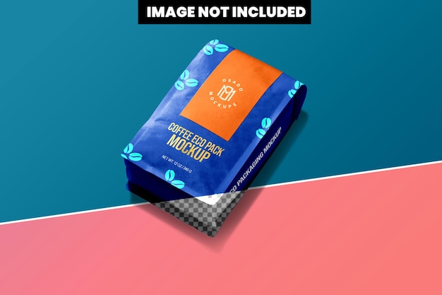 Mockup di caffè eco pack