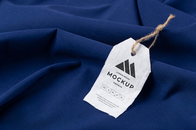 PSD eco paper labels mockup