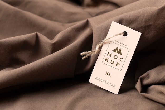 PSD eco paper labels mockup