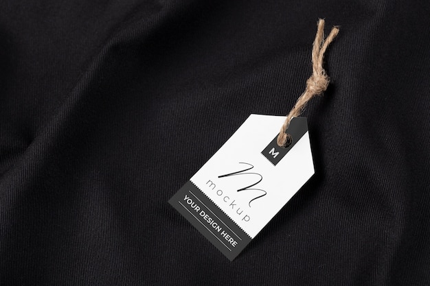 eco paper labels mockup