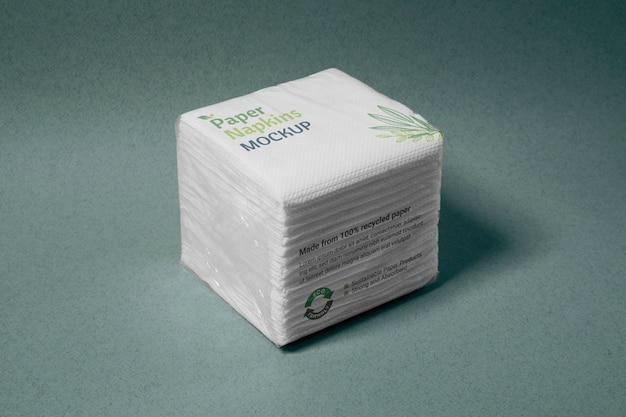 PSD eco plastic packaging mockup design