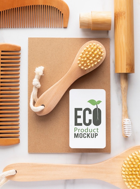 PSD eco-vriendelijke concept mock-up