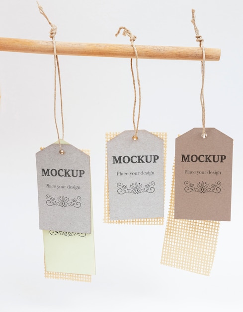 Ecologische tags hangen