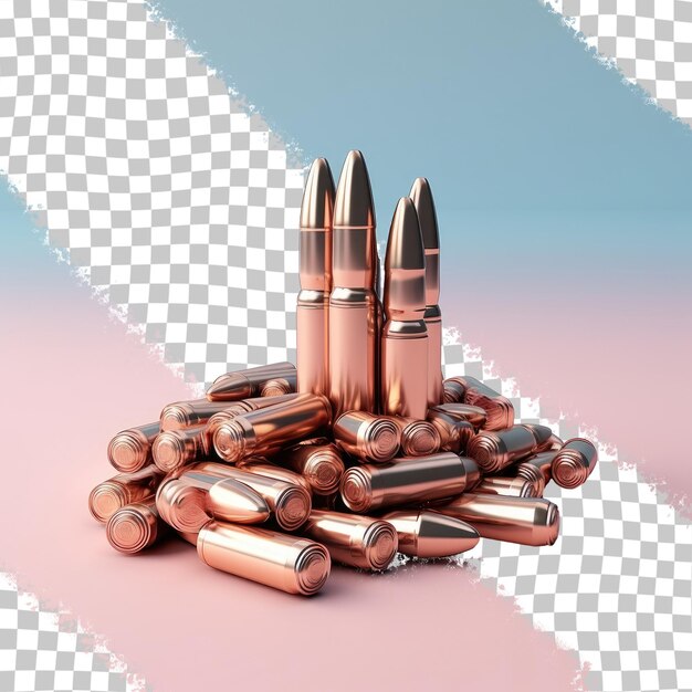 Ed gun ammo on transparent background for anti firearms campaign