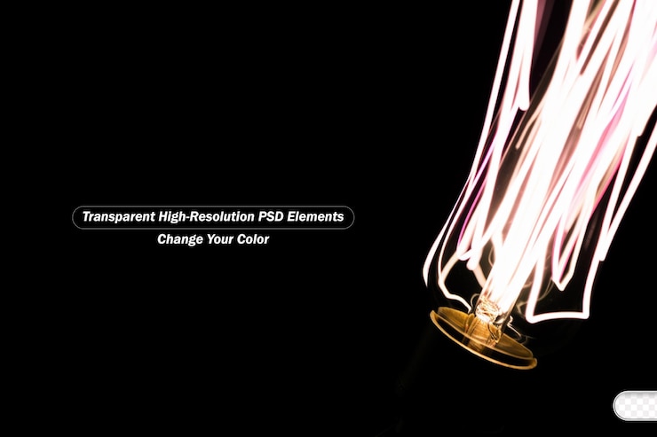 PSD edison bulb close up view popular decor for the interior warm yellow wire marco