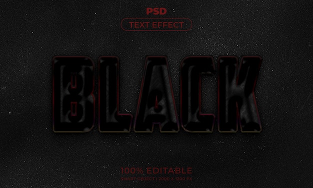 PSD modificabile effetto di testo 3d photoshop stile con sfondo moderno astratto