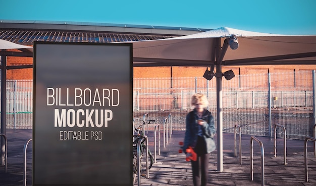 Editable Billboard Mockup for Photoshop