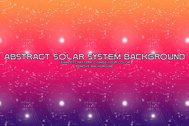 editable cosmic background with planet and star patterns