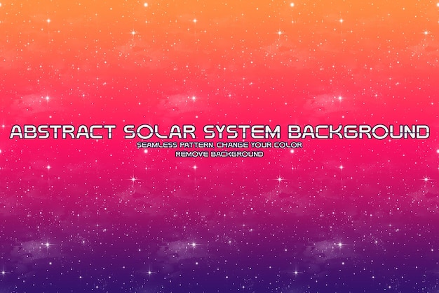 editable cosmic background with planet and star patterns