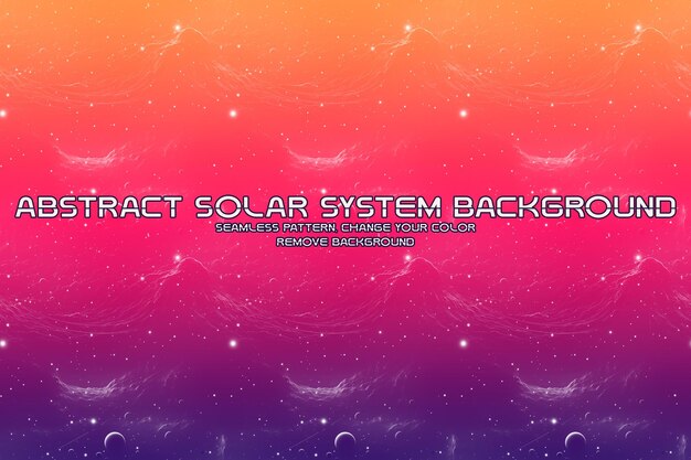 editable cosmic background with planet and star patterns